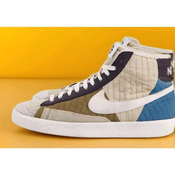 Nike Blazer Mid 77 LX NN Premium Toasty Mens 8.5 Rattan Sail Sneakers Shoes Nice - Picture 4 of 8